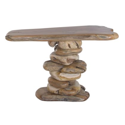 Consola Raíz Teca Reciclada Natural 120X55X80 Cm