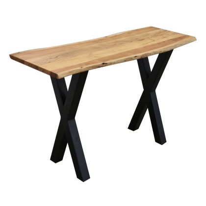 Consola Madera Acacia Metal, 120 Cm
