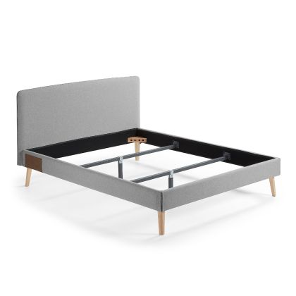 Cama Desenfundable Dyla Tapizado Gris 