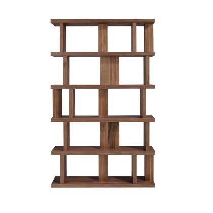 Estantería Minimalista Madera Nogal, 120 Cm