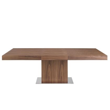 Mesa Comedor Rectangular Extensible Nogal, 180/240 Cm