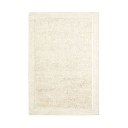 Alfombra lana blanco