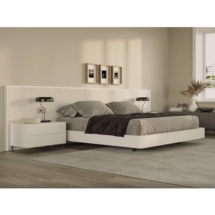 Dormitorio Cabecero Corrido Mitra Tapizado NC 09