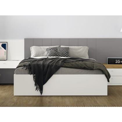 Cama con Paneles Cabecero y Aro Olimpia Stay 