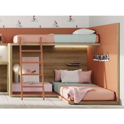 Litera Modular en L Cottage 