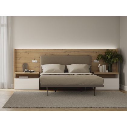 Cama Habitación Essential Limit Tapizado 12