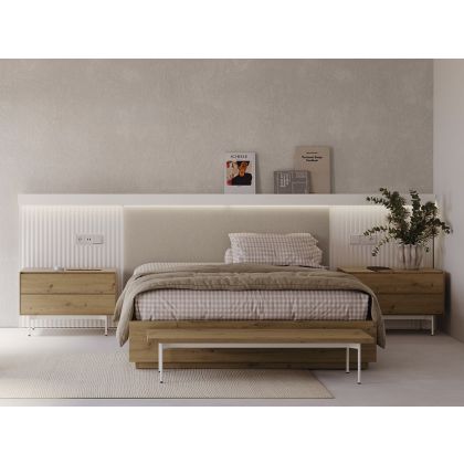 Habitación Ona Essential Tapizado Led 03