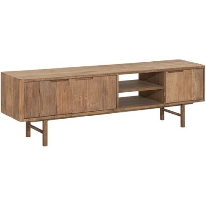Mueble TV Bliss con Patas 3 Puertas