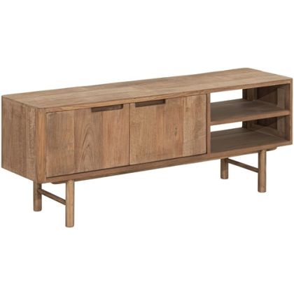 Mueble TV Bliss con Patas 2 Puertas 