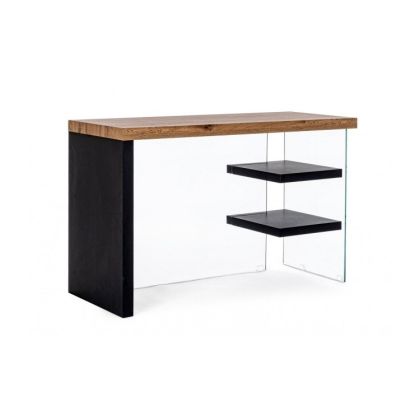 Mesa Escritorio con Estantes Estilo Moderno, 120 Cm