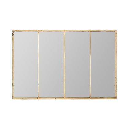 Espejo pared De Estilo Art Decó Oro Viejo, Chafai 122 Cm                                                                                                        Chafai
