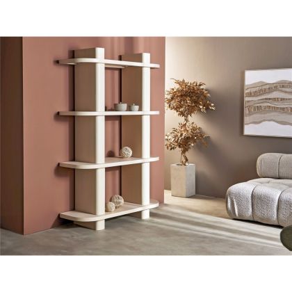Estantería Madera Mango Lavado, 120 Cm