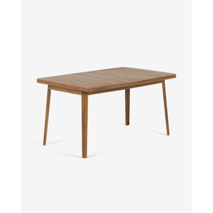 Mesa Extensible de Exterior Vilma Madera Natural