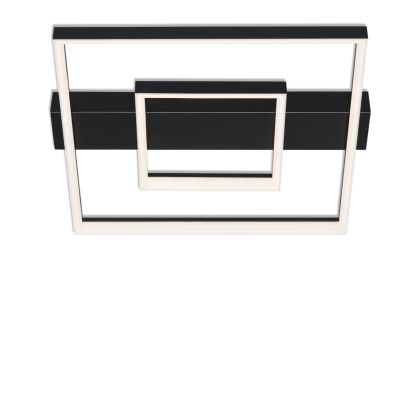Lámpara De Techo Led Metal Negro/Plata, 43,5 Cm