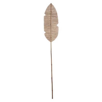 Hoja decorativa de plátano en jacinto de agua y caña 175 cm