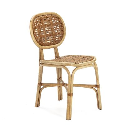 Silla Tropical en Mimbre natural.
