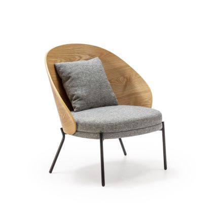 Sillón Gris Madera