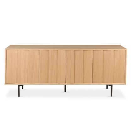 Aparador 4 Puertas Hyma Diseño Entablillado, 200 Cm