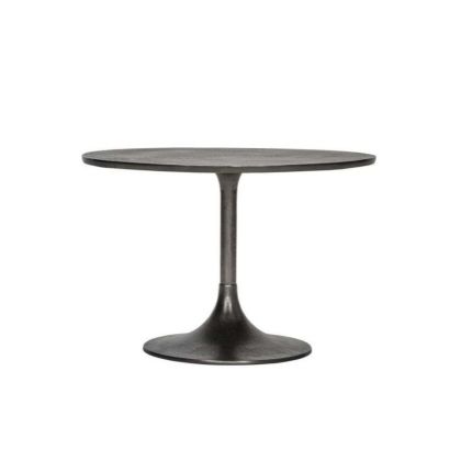 Mesa Auxiliar Aluminio Negro, Ø 61