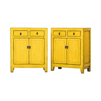 J/2 Mesitas Noche Madera Pino Amarillo, 40 Cm