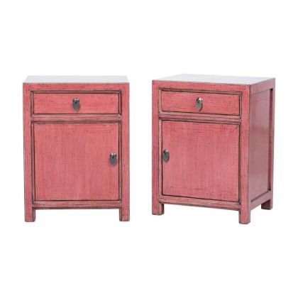 J/2 Mesitas Noche Madera Pino Rosa, 45 Cm