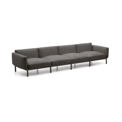 Sofá Modular Sorells 4 plazas Gris