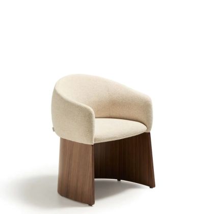 Silla Chenilla Base Nogal, 58 Cm