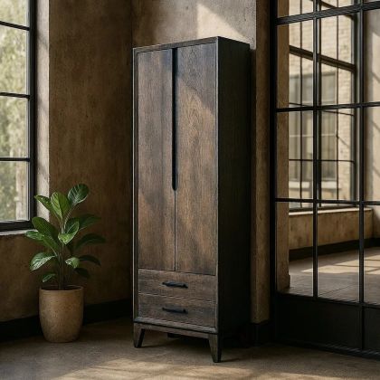 Armario Madera Mango 75 X 40 X 200 Cm