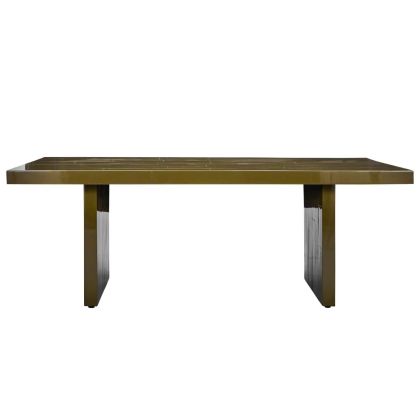 Mesa Comedor Verde Brick Madera, 200 cm