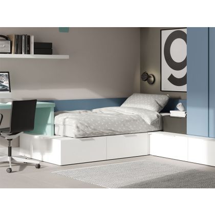 Camas Modular Juvenil Esquina Kubox 