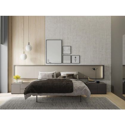 Dormitorio con Cabecero Colgado Modelo Homage