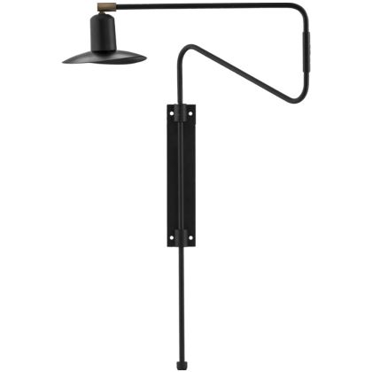 Aplique Pared Swing Negro