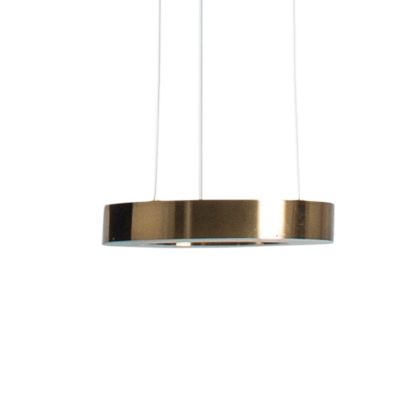 Lámpara De Techo Mid Century Metal Oro Salón, 30 Cm