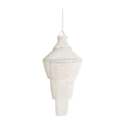 Lámpara De Techo Nórdica Blanca Roto, 53 Cm