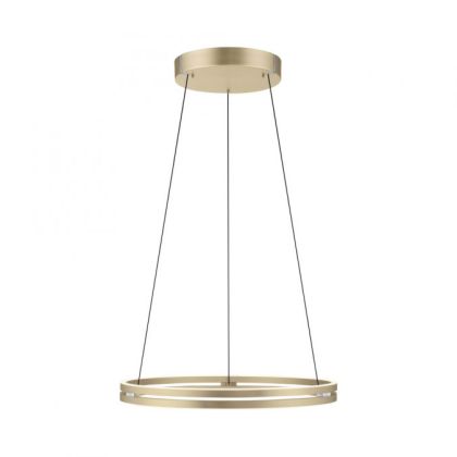 Lámpara Redonda Colgante Metal Dorado, 70'1 Cm