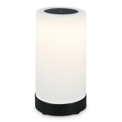 Lámpara De Mesa Recargable Modulo Led Negro, 24,5 Cm