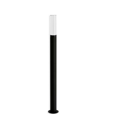 Telefunken Lámpara Exterior De Pie Metal Negro, 97 Cm