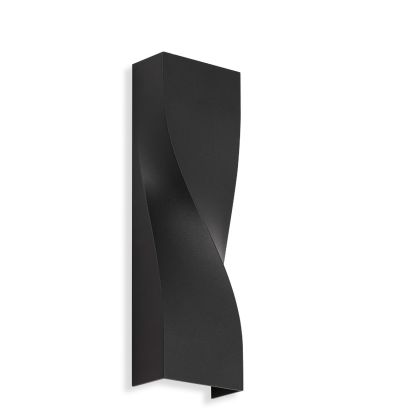 Lámpara Exterior Metal Negro Vidrio, 26 Cm