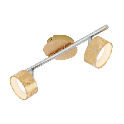 Plafón Led Spot Metal Oro, 36,4 Cm