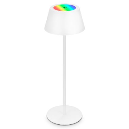 Lámpara Sobremesa Led RGB Recargable, 22 Cm
