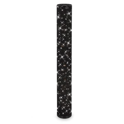 Lámpara De Pie Led Metal Negro Tejido, 103,5 Cm