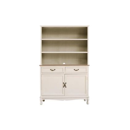 Librería Madera Beige Estantes 2 Cajones, 195 Cm