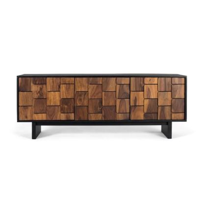 Mueble TV negro natural