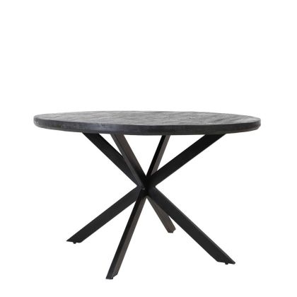 Mesa Comedor Yellov Madera Negro, 140 Ø