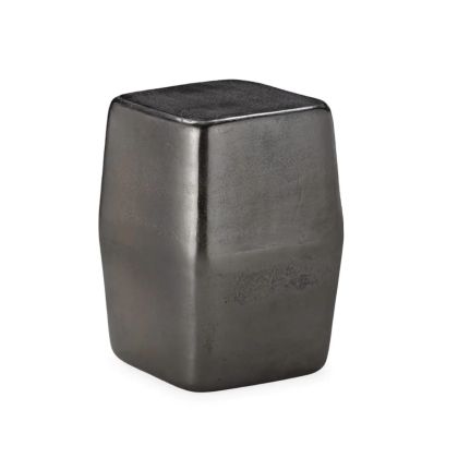 Black Nickel Metal Side Table, 30.4 cm