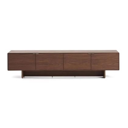 Mueble TV 4 puertas Nogal 200 x 46 Cm