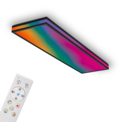 Panel Led Magic Metal Negro Mando Distancia, 100 Cm