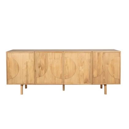 Aparador Magik 4 Puertas Chapa Madera Roble, 200 Cm