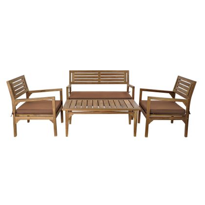 Set Sofá Jardín Terraza Teca