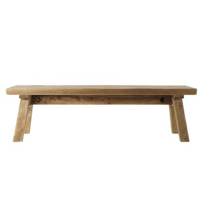 Mesa Auxiliar Madera Reciclada, 150X39X43 Cm